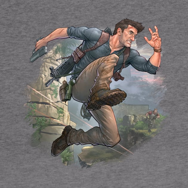 Uncharted 4 (transparent) by PatrickBrownArt